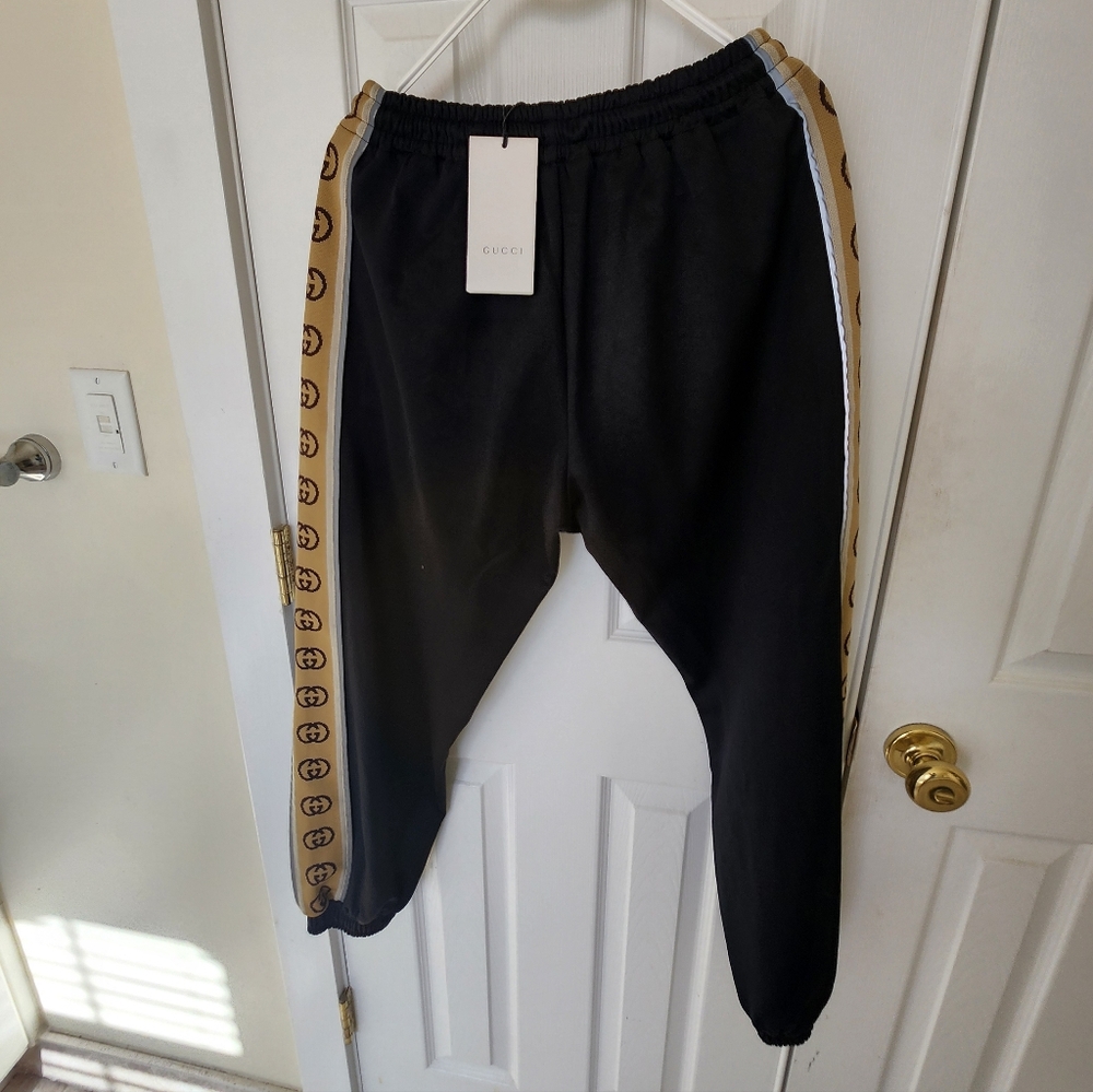 Gucci Black Technical Jersey Trackpants - Picture 4 of 9